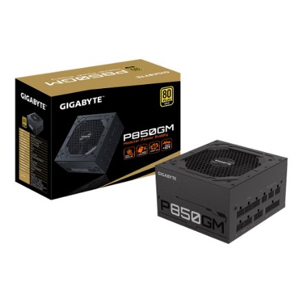 Gigabyte , Power Supply Unit , GP-P850GM , 850 W , 80 PLUS Gold