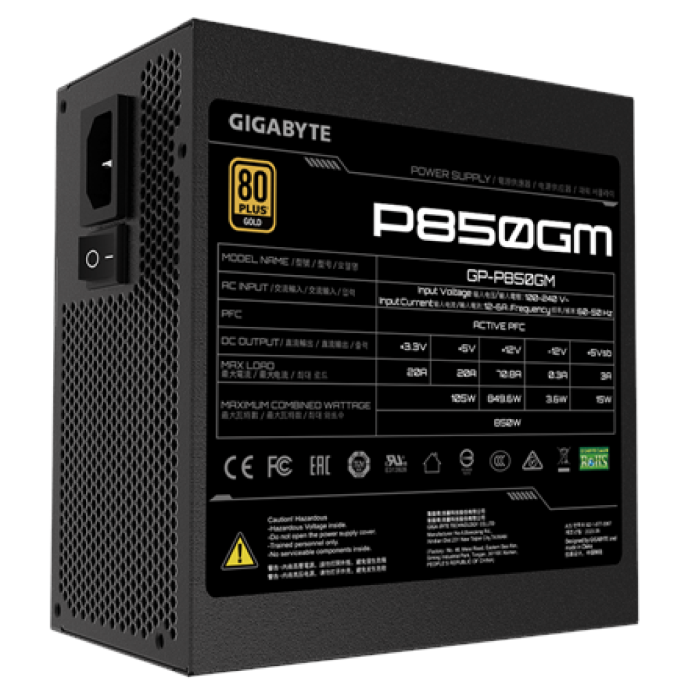 Gigabyte , Power Supply Unit , GP-P850GM , 850 W