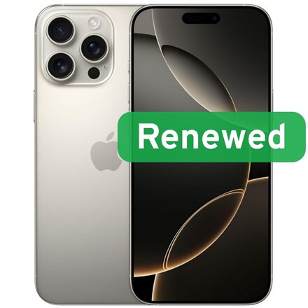 Apple Renew Grade A++ , Apple iPhone 16 Pro Max , Natural Titanium , 6.9 , 512 GB , 5G , iOS