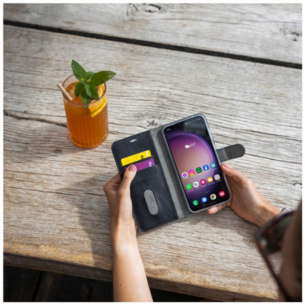 Fixed Opus , Book Case , Xiaomi , Redmi Note 14 Pro 5G/POCO X7 , Leather , Black