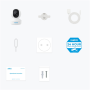 Reolink , Super HD Smart Home WiFi IP Camera , E Series E330 , PTZ , 4 MP , 4mm/F2.0 , H.264 , Micro SD, Max. 512 GB
