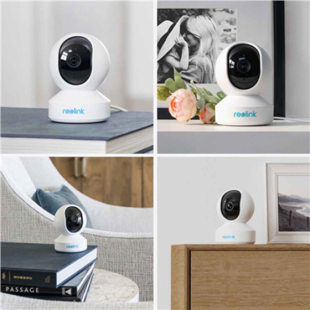 Reolink , Super HD Smart Home WiFi IP Camera , E Series E330 , PTZ , 4 MP , 4mm/F2.0 , H.264 , Micro SD, Max. 512 GB