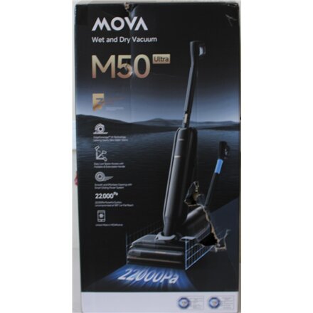 SALE OUT. , MOVA Wet and Dry Vacuum cleaner , M50 Ultra , Cordless operating , Handstick , Washing function , 450 W , Operating time (max) 40 min , Grey , Warranty 36 month(s) , DAMAGED PACKAGING