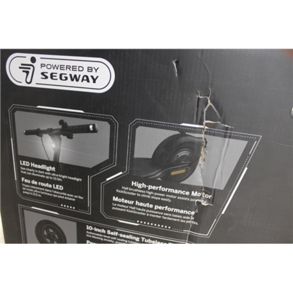 SALE OUT. Segway , Kickscooter F2 Plus E , Black , 24 month(s) , DAMAGED PACKAGING