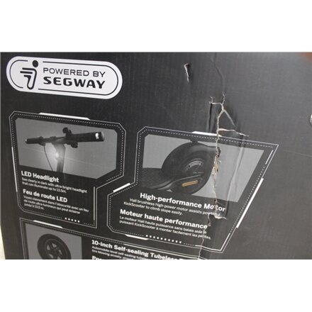 SALE OUT. Segway , Kickscooter F2 Plus E , Black , 24 month(s) , DAMAGED PACKAGING