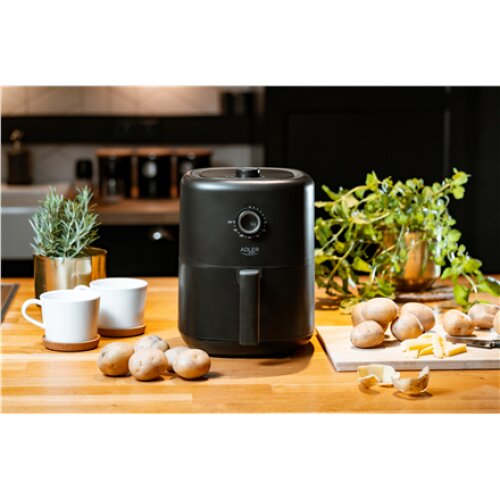Adler , Airfryer , AD 6310 , Power 2200 W , Capacity 3 L , High-volume hot-air circulation technology , Black