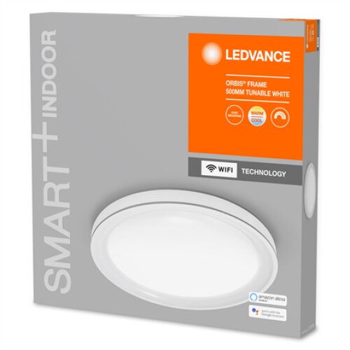 Ledvance SMART+ WiFi Ceiling Frame Tunable White 32W 110° 3000-6500K 495mm, White
