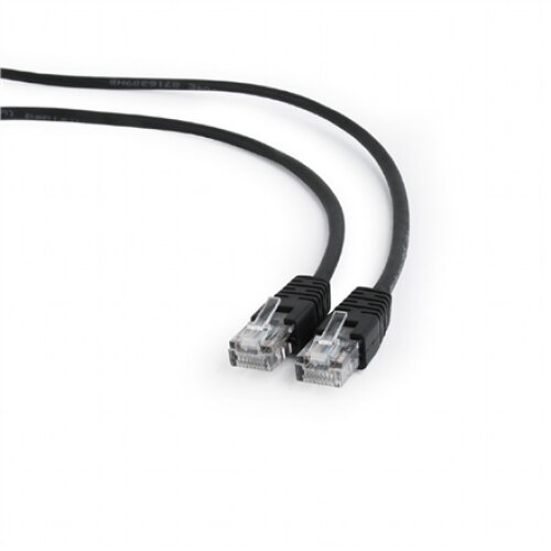 Cablexpert , Patch cord , PP12-0.5M/BK , Black RJ45 Male , RJ45 Male