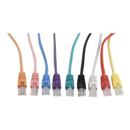 Cablexpert , Patch cord , PP12-0.5M/BK , Black RJ45 Male , RJ45 Male