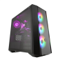 Cooler Master MASTERBOX PRO 5 ARGB Side window Black Mid-Tower Power supply included No