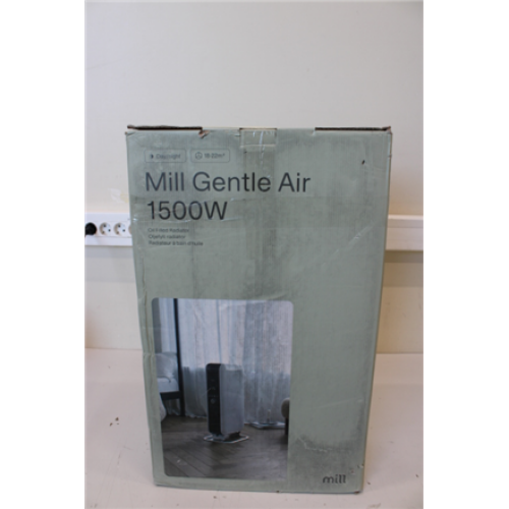 SALE OUT. Mill AB-H1500DN 1500W Oil Filled Radiator, White Mill DAMAGED PACKAGING, DENT ON THE SIDE