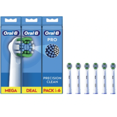 Oral-B , Precision Clean Brush Set , EB20RX-6 , Heads , For adults , Number of brush heads included 6 , White