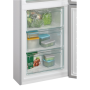 Candy Refrigerator CCE3T618FS Energy efficiency class F, Free standing, Combi, Height 185 cm, No Frost system, Fridge net capacity 223 L, Freezer net capacity 119 L, Display, 39 dB, Silver
