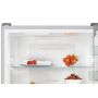 Candy Refrigerator CCE3T618FS Energy efficiency class F, Free standing, Combi, Height 185 cm, No Frost system, Fridge net capacity 223 L, Freezer net capacity 119 L, Display, 39 dB, Silver