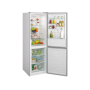 Candy Refrigerator CCE3T618FS Energy efficiency class F, Free standing, Combi, Height 185 cm, No Frost system, Fridge net capacity 223 L, Freezer net capacity 119 L, Display, 39 dB, Silver