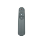 Targus EcoSmart Antimicrobial ControlPlus Wireless Presenter , Grey , Depth 23 mm , Height 131 mm , PCR , Width 37 mm