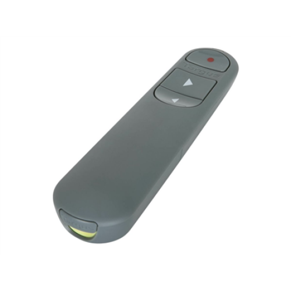 Targus EcoSmart Antimicrobial ControlPlus Wireless Presenter , Grey , Depth 23 mm , Height 131 mm , PCR , Width 37 mm