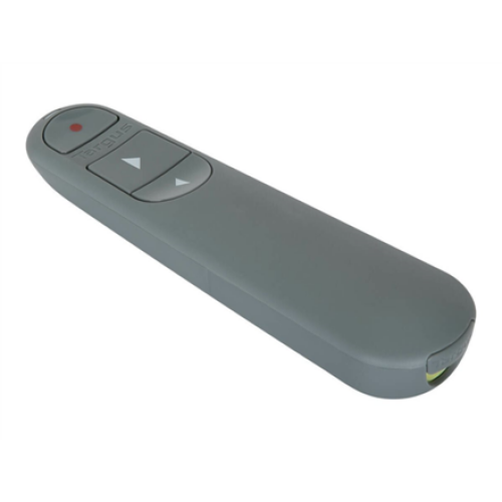 Targus EcoSmart Antimicrobial ControlPlus Wireless Presenter , Grey , Depth 23 mm , Height 131 mm , PCR , Width 37 mm