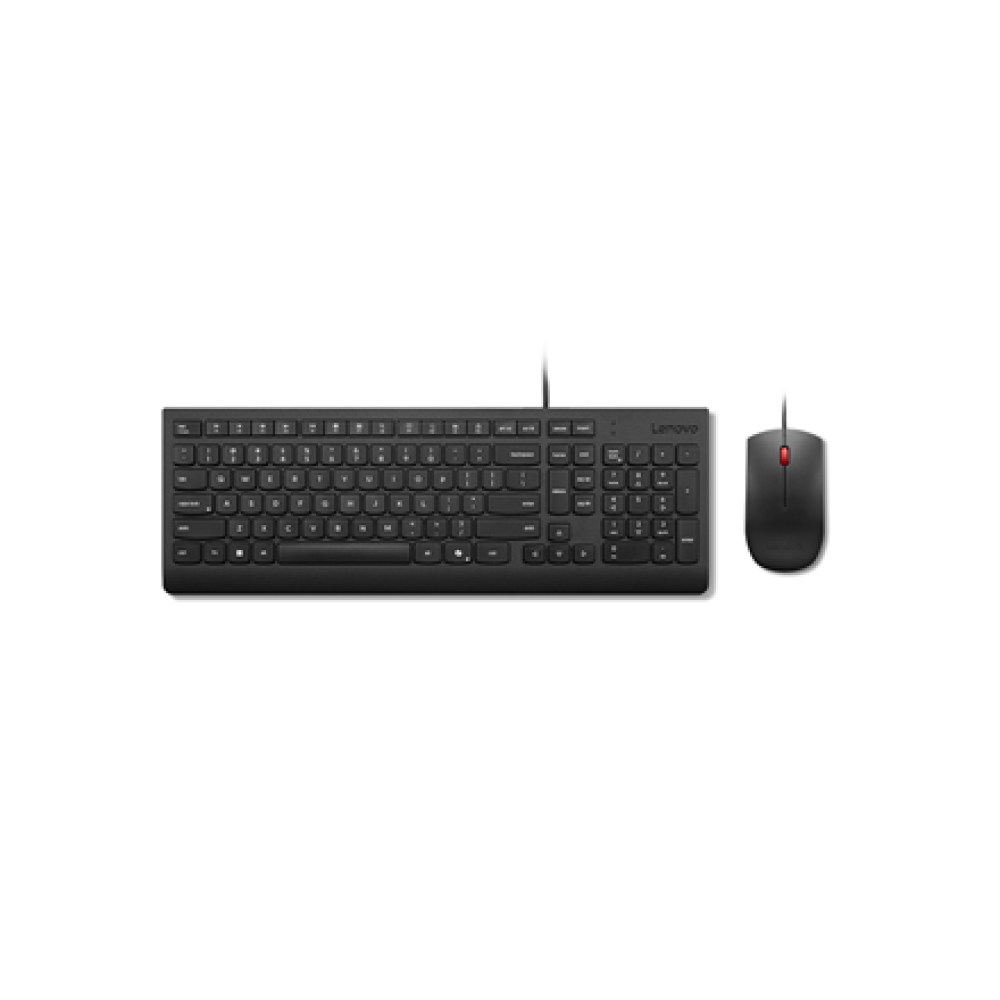 Lenovo Combo Keyboard and Mouse , Essential , Keyboard , Wired , Lithuanian , Black