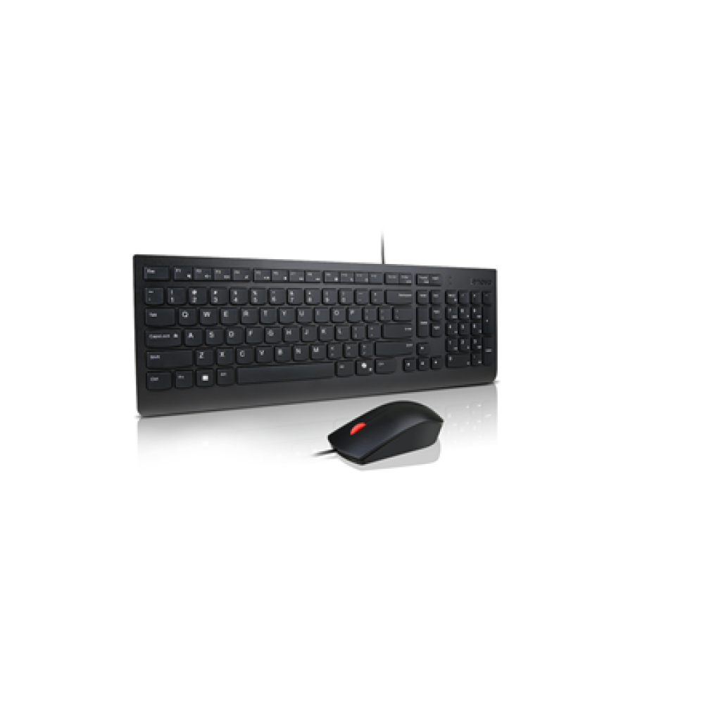 Lenovo Combo Keyboard and Mouse , Essential , Keyboard , Wired , Lithuanian , Black
