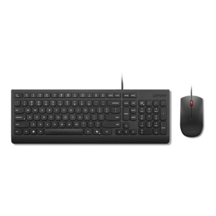 Lenovo Essential Wired Combo Keyboard and Mouse , Keyboard and Mouse Set , Wired , Mouse included , Lithuanian , Black
