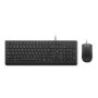 Lenovo Essential Wired Combo Keyboard and Mouse , Keyboard and Mouse Set , Wired , Mouse included , Lithuanian , Black