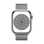 Watch Series 8 GPS + Cellular , MNKJ3EL/A , Smart watches , GPS (satellite) , Retina LTPO OLED , Touchscreen , 45mm , Waterproof , Bluetooth , Wi-Fi , Silver