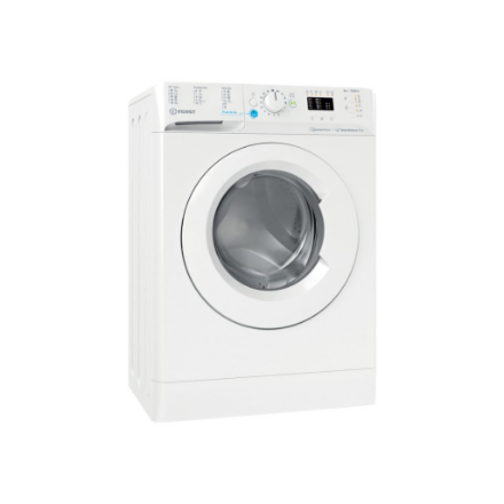 INDESIT , Washing machine , BWSA 61294 W EU N , Energy efficiency class C , Front loading , Washing capacity 6 kg , 1151 RPM , Depth 42.5 cm , Width 59.5 cm , Display , Big Digit , White