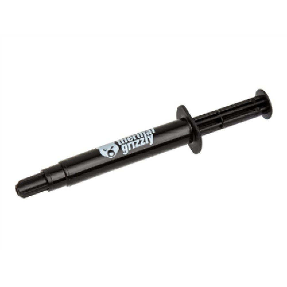 Thermal Grizzly , Thermal grease Kryonaut 1g , universal , Thermal Conductivity: 12,5 W/mk * Thermal Resistance: 0,0032 K/W * Electrical Conductivity: 0 pS/m * Viscosity : 130-170 Pas * Specific Weight : 3,7g/cm3 * Temperature : -200 °C / +350 °C W