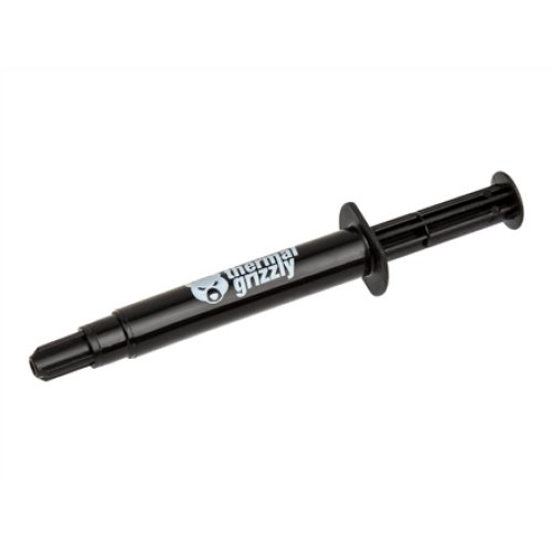 Thermal Grizzly , Thermal grease Kryonaut 1g , universal , Thermal Conductivity: 12,5 W/mk * Thermal Resistance: 0,0032 K/W * Electrical Conductivity: 0 pS/m * Viscosity : 130-170 Pas * Specific Weight : 3,7g/cm3 * Temperature : -200 °C / +350 °C W