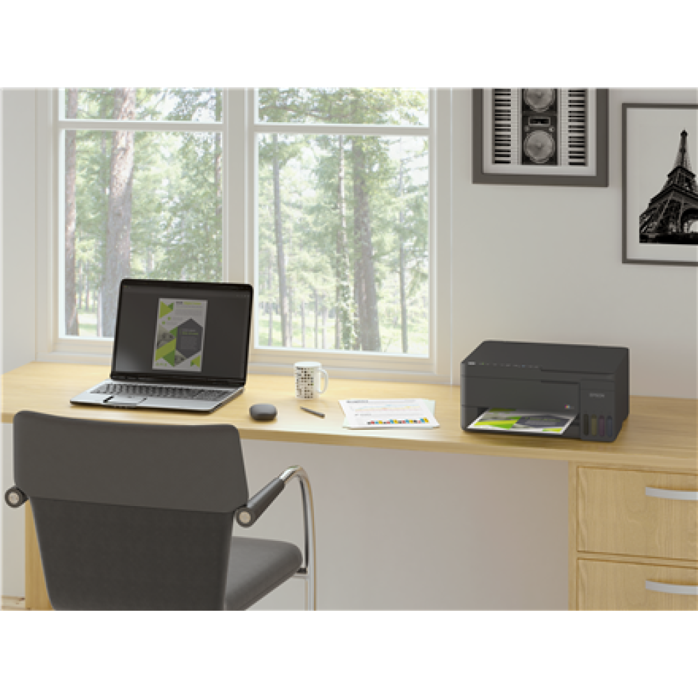 Epson EcoTank , L3351 , Inkjet , Colour , Multifuction Printer , A4 , Wi-Fi , Black