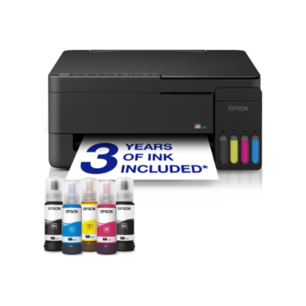 Epson EcoTank , L3351 , Inkjet , Colour , Multifuction Printer , A4 , Wi-Fi , Black
