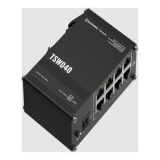Teltonika , Industrial Switch , TSW040 , Unmanaged , DIN rail mountable , 10/100 Mbps (RJ-45) ports quantity 8 , PoE+ ports quantity 8 , Power supply type 2-pin industrial DC power socket Teltonika , Industrial Switch , TSW040 , Unmanaged , DIN rail mountable , 10/100 Mbps (RJ-45) ports quantity 8 , PoE+ ports quantity 8 , Power supply type 2-pin industrial DC power socket
