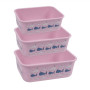 Stoneline , Awave Set of storage box , 21940 , Storage box , 3 pc(s) , Dishwasher proof , Rose