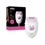 Braun Epilator , Silk-épil 3 SE3-000 , Number of power levels 1 , White/Pink