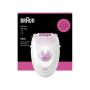 Braun Epilator , Silk-épil 3 SE3-000 , Number of power levels 1 , White/Pink