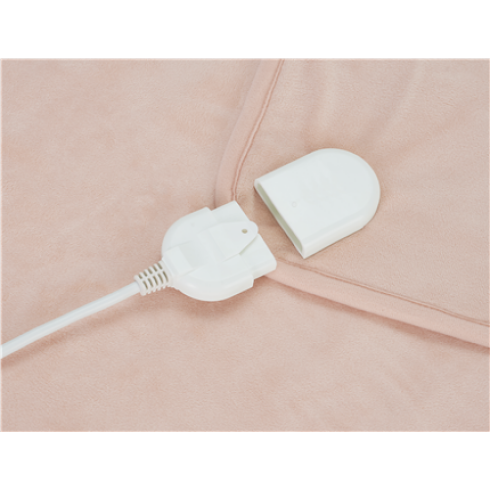 Camry Electric blanket CR 7424 Number of heating levels 8, Number of persons 2, Washable, Coral fleece, 2 x 60 W, Beige