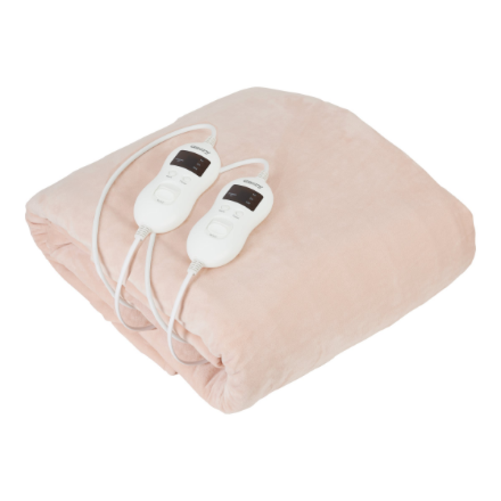 Camry , Electric blanket , CR 7424 , Number of heating levels 8 , Number of persons 2 , Washable , Coral fleece , 2 x 60 W , Beige