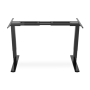Electrically Height-Adjustable Table Frame, dual motor, 3 levels , 62-127 cm , Black