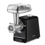 Caso , Meat Mincer , FW 2500 , Black , 2500 W , Number of speeds 2 , Throughput (kg/min) 2.5 , 3 stainless steel cutting plates (3 mm, 5 mm and 8 mm), Sausage filler, Cookie attachment with 4 moulds, Stuffer