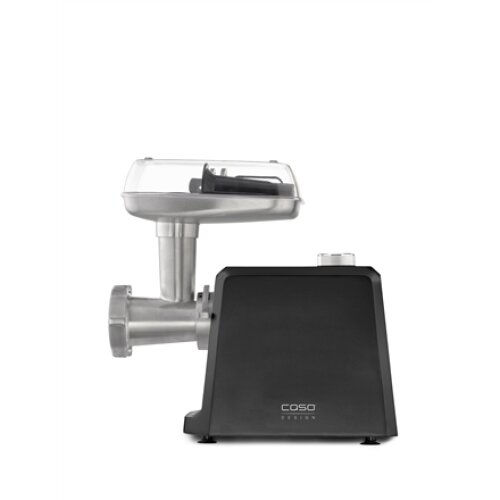 Caso , Meat Mincer , FW 2500 , Black , 2500 W , Number of speeds 2 , Throughput (kg/min) 2.5 , 3 stainless steel cutting plates (3 mm, 5 mm and 8 mm), Sausage filler, Cookie attachment with 4 moulds, Stuffer
