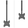 Neomounts CL35-340BL22 Dual Monitor/TV Mount Ceiling , Adjustable Height, Rotate, Tilt, Swivel , 23-42 , Maximum weight (capacity) 45 kg , Black