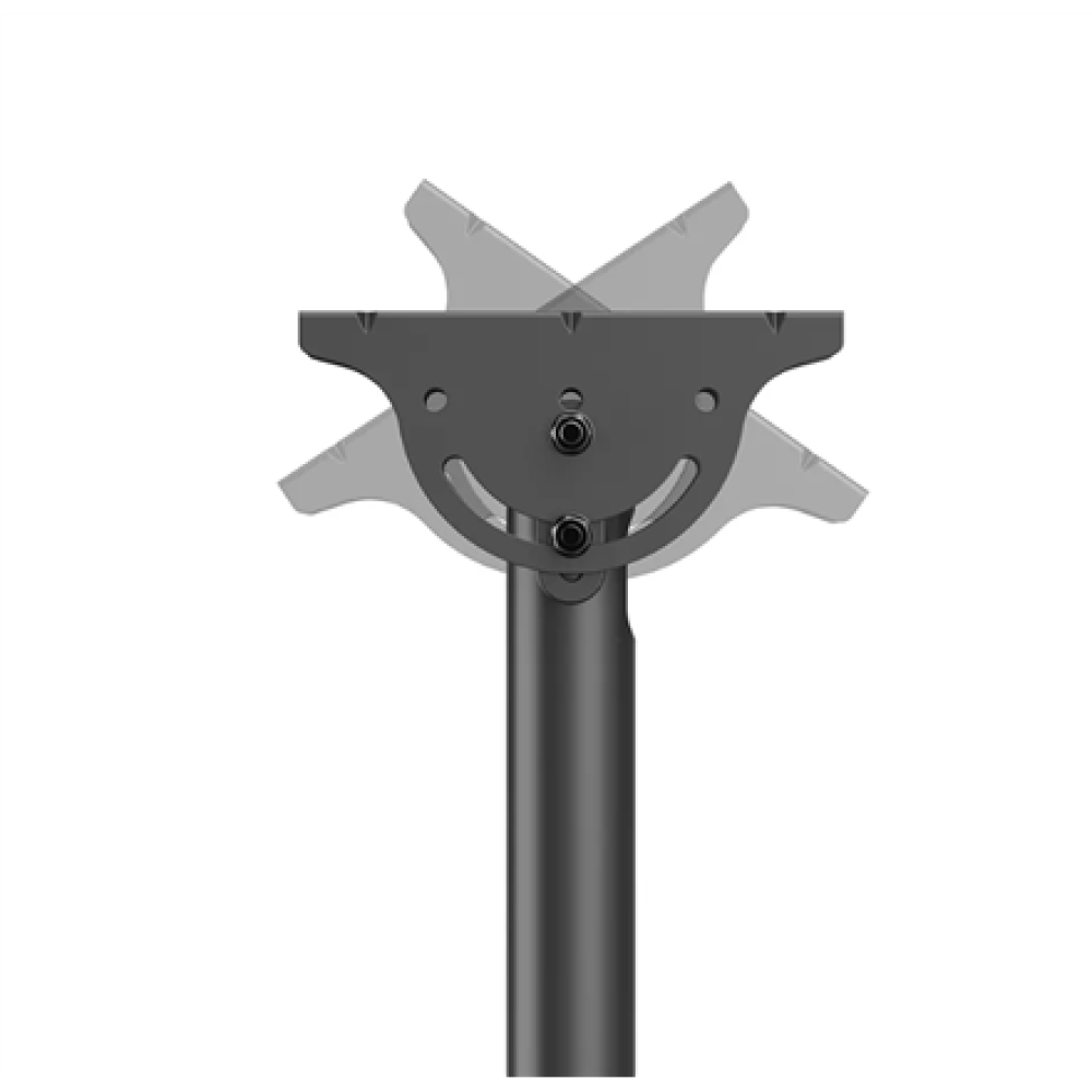 Neomounts CL35-340BL22 Dual Monitor/TV Mount Ceiling , Adjustable Height, Rotate, Tilt, Swivel , 23-42 , Maximum weight (capacity) 45 kg , Black