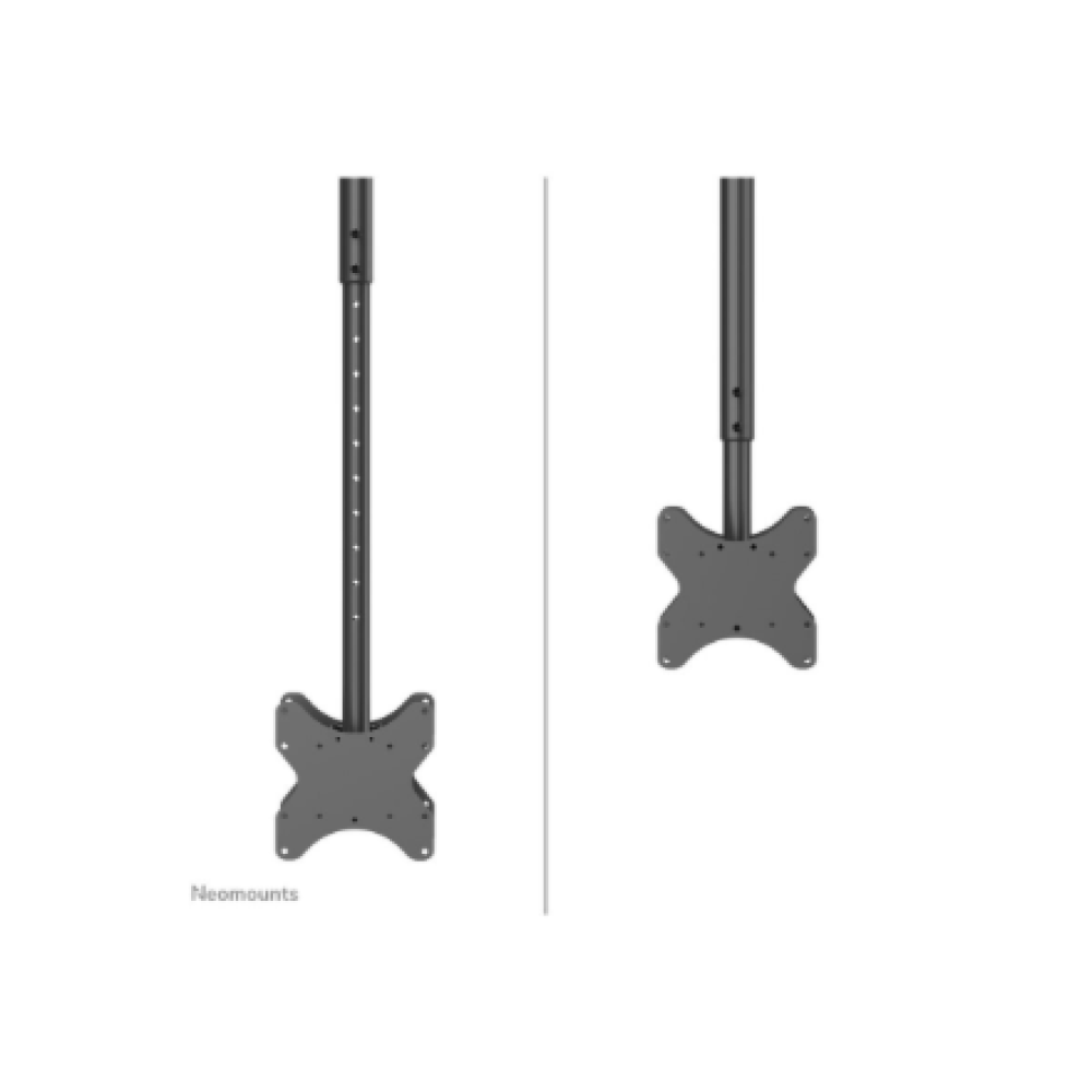 Neomounts CL35-340BL22 Dual Monitor/TV Mount Ceiling , Adjustable Height, Rotate, Tilt, Swivel , 23-42 , Maximum weight (capacity) 45 kg , Black