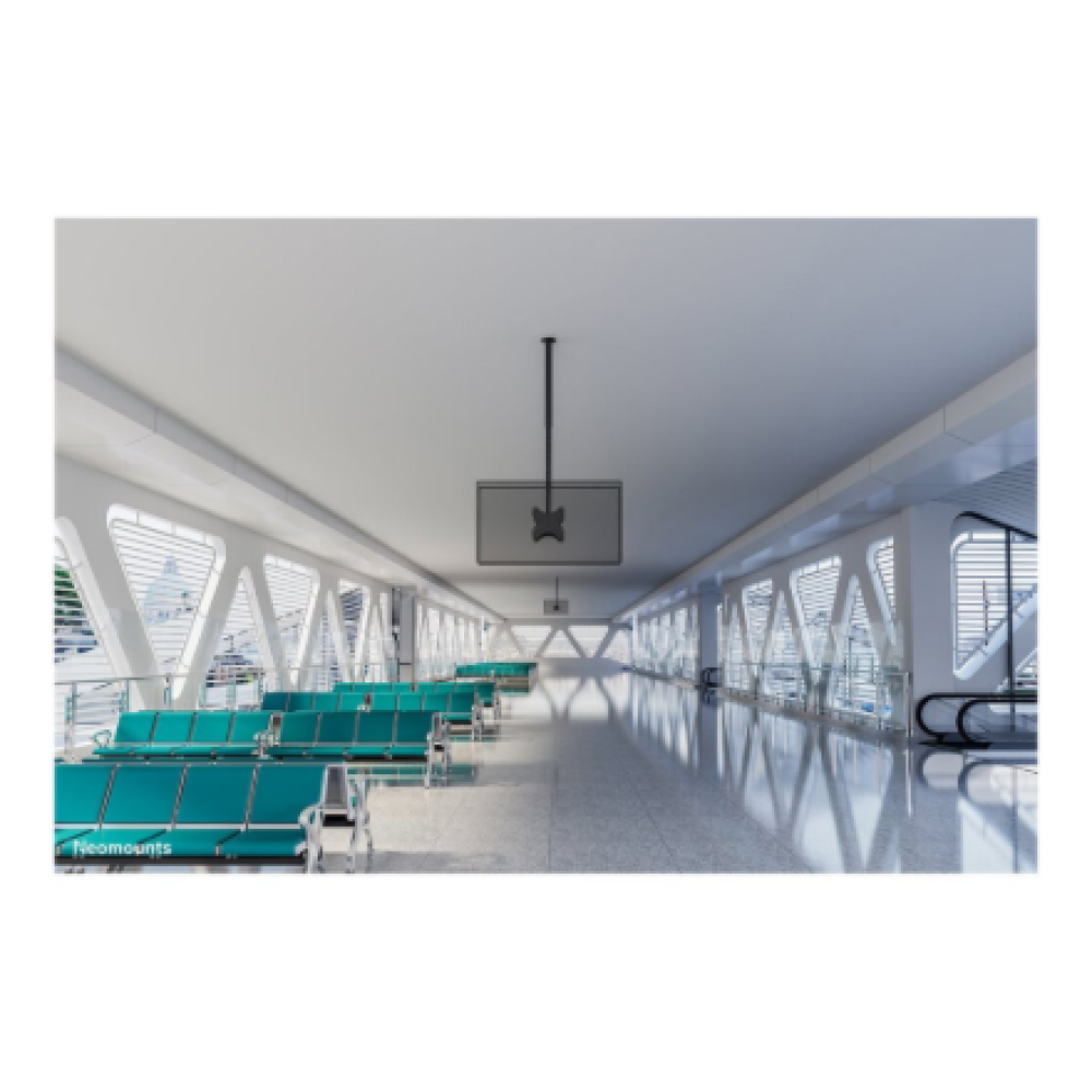 CL35-340BL22 Neomounts CL35-340BL22 Dual Monitor/TV Mount Ceiling , Adjustable Height, Rotate, Tilt, Swivel , 23-42 , Maximum weight (capacity) 45 kg , Black
