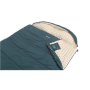 Outwell Camper Lux Double Blue , Sleeping Bag , 235 x 150 cm , -16 to 5 °C , Both Side Zipper