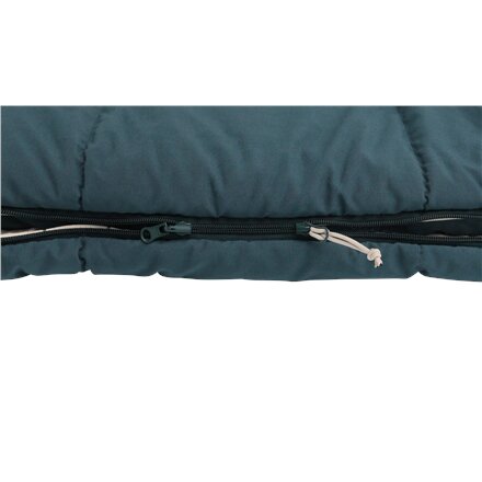 Outwell Camper Lux Double Blue , Sleeping Bag , 235 x 150 cm , Temperature -16 to 5 °C , Both Side Zipper