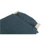 Outwell Camper Lux Double Blue , Sleeping Bag , 235 x 150 cm , Temperature -16 to 5 °C , Both Side Zipper
