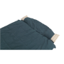 Outwell Camper Lux Double Blue , Sleeping Bag , 235 x 150 cm , -16 to 5 °C , Both Side Zipper