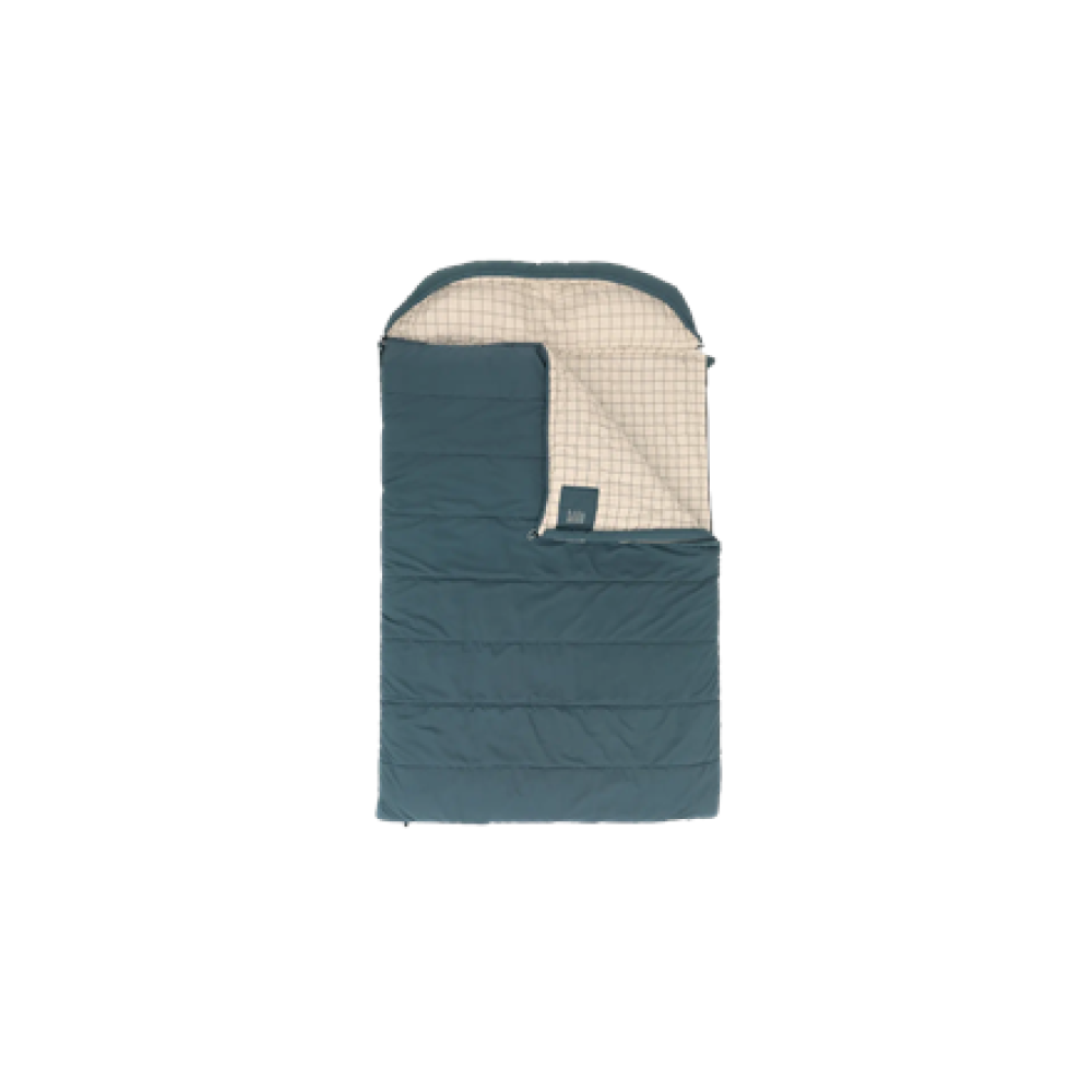 Outwell Camper Lux Double Blue , Sleeping Bag , 235 x 150 cm , -16 to 5 °C , Both Side Zipper
